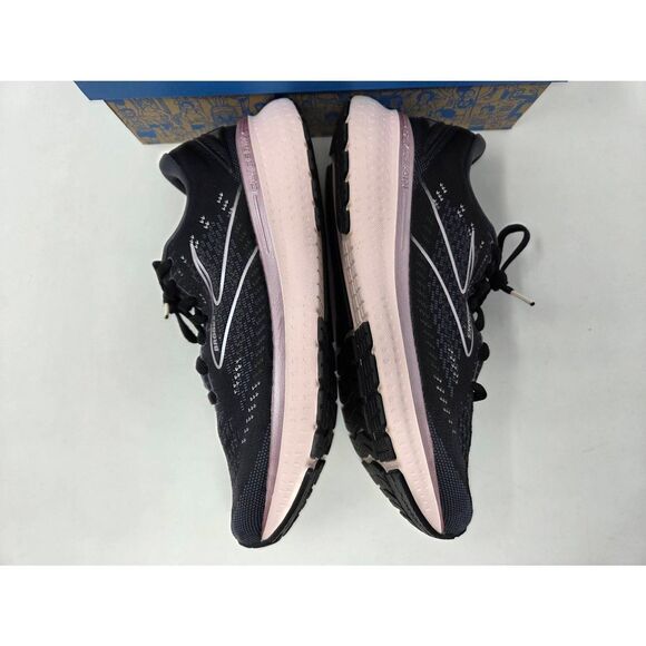 BROOKS GLYCERIN 19 BLACK PINK ATHLETIC RUNNING SHOES WOMENS SIZE 10 D WIDE EUC - Picture 6 of 7
